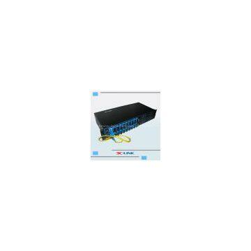 SNMP Managed media converter rack
