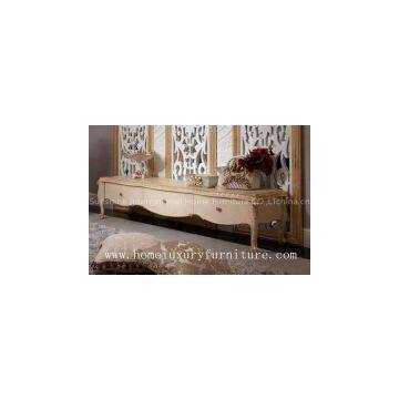 TV stand price Neo Classical Wooden Furniture living room furniture China Supplier FTV-102