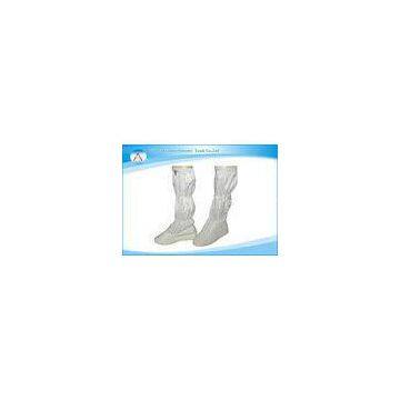 Custom 0.5CM White Stripe or Grid 19 Inch Height Dustproof Anti Static Safety Boots