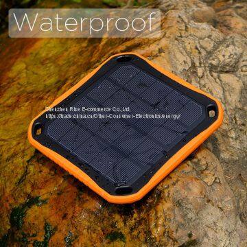2017 Dual USB Solar Power Bank,portable Solar Power Bank,waterproof Solar Power Bank photo-2
