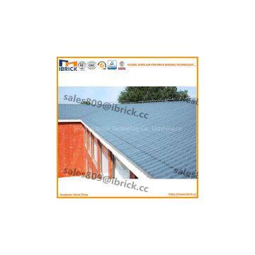 Colorful pvc plastic roof tile