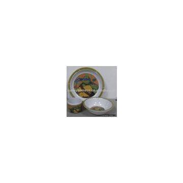 melamine children dinner set