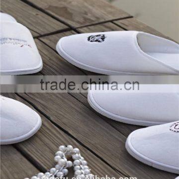 Top Quality Cotton Velvet Personalized Hotel Slippers With Logo photo-5