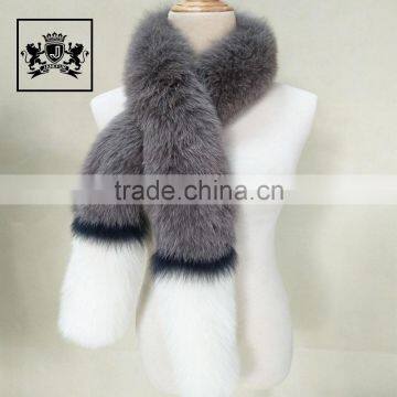 2017 Detachable Genuine Fox Fur Women Fashionable Fur Scarf