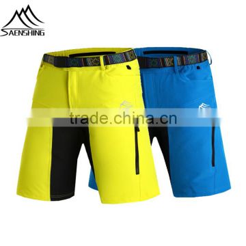 Men summer Cycling Shorts Downhill MTB Shorts Quick Dry Outdoor Bicycle with Belt Patchwork Breathable ridding Shorts