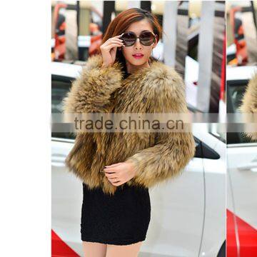 SJ039-01 Knitting Fur Coats Luxury Wholesale Clothing Market