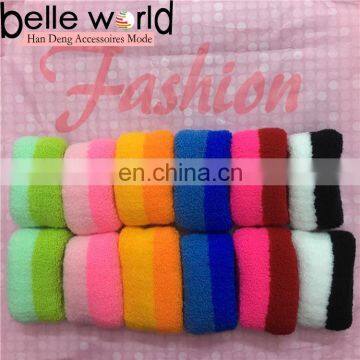 Yiwu Factory Elastic Hair Bands Thick Ponytail Holder Wholesale Headdress Girls