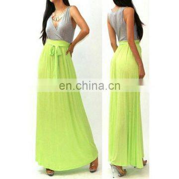 summer casual dress contrast color design modal maxi dress women pretty dress