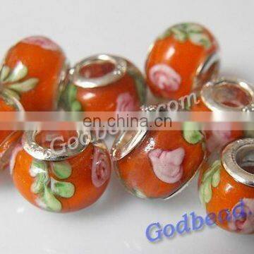 396 loely glass bead wholesale handmade murano lampwork glass european beads fit for charm bracelets