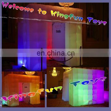 LED inflatable photo cube tent for sale