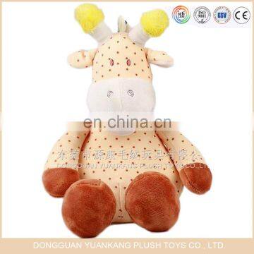 best selling high quality baby plush toys plush giraffe toy for baby