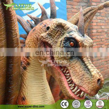 Animatronic Dragon Western Smoking Dragon For Theme Park photo-2