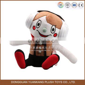 Plush cartoon character soft toy