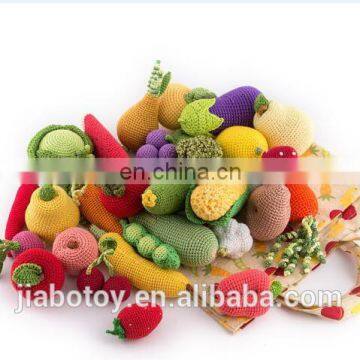 26 Pieces - Crochet toys Fruit and Vegetables and eco-friendly toys, play food kitchen- hand made knitted toy