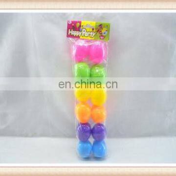 mini colorful egg toy clear plastic easter egg