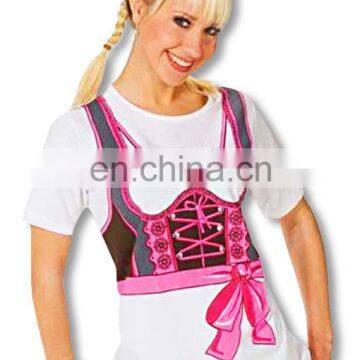 Oktoberfest or carnival Dirndl T-Shirt / traditional Bavarian outfit