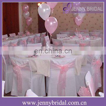 SH057C wholesale fancy blush organza cheap chair covers chair sashes