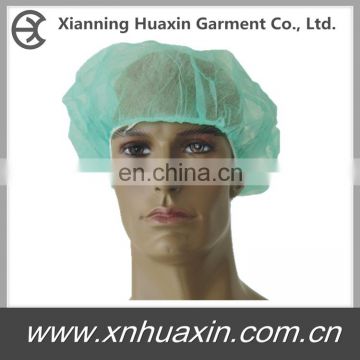 nonwoven elasticated head cover white