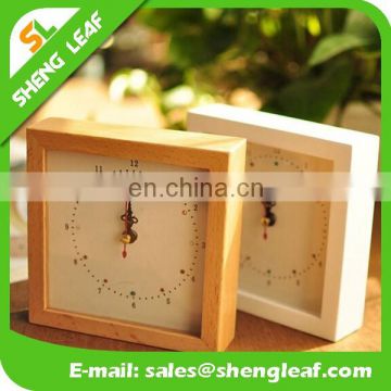 With wholesale colorful clock desktop wood alarm clock