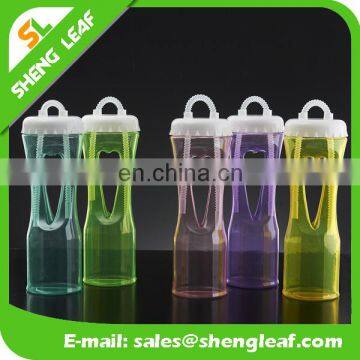 customerized logo plastic party juice drinking bottle promotional items