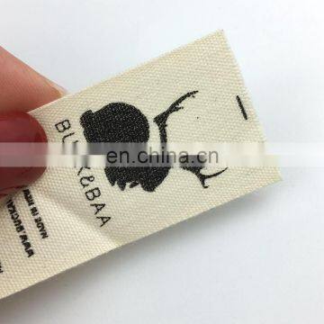 Good prices cotton label for cloting