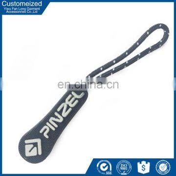 Custom silicone rubber soft PVC zipper zipper zipper head