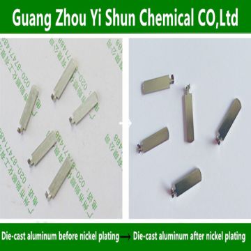 Aluminum direct chemical nickel plating agent Electroless nickel plating process