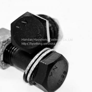 High strength large hex head bolts for Steel Structure / Large Head Hex Bolt