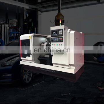 Automatic AWR32H alloy wheel polish lathe used for wheel repairing