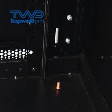Hot Sell Black 4U 6U 9U 12U 15U 18U 22U Glass Door Network Rack Wall Rack Cabinet photo-5