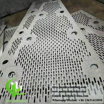 4mm aluminum facade laser cut panel metal cladding panel supplier in China ppg akzo nobel coating durable