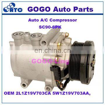 GOGO SC90 Auto A/C Compressor for F-ORD EXPLORER Mercury Mountai OEM 5W1Z19V703AA,2L1Z19V703CA