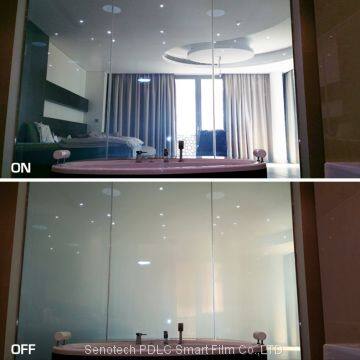 New Technology Electric Privacy Glass Film Smart Glass PDLC Film In Roll For Windows And Doors Application