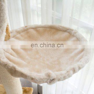 Wholesale Natural Outdoor Modern Designer Custom Brown Wood Wooden Large Cat Tower Tree Cat Furniture Condo photo-6