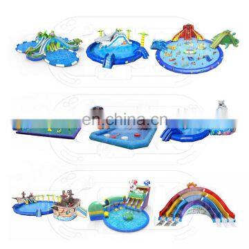 Tropical China Commercial Inflatable Water Park for Sale