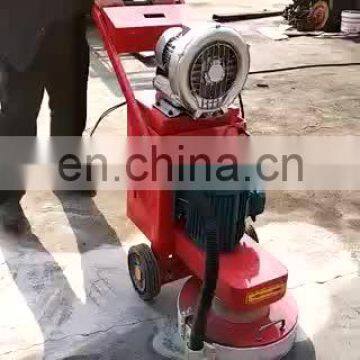 concrete floor polishing machine with vacuum