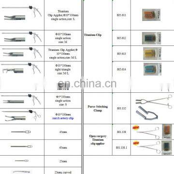 Geyi Titanium Clips Surgical Titanium Ligation Clips photo-5