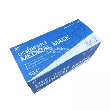 Professional Factory Medical Mask Daily Use Individually Wrapped Face Mask