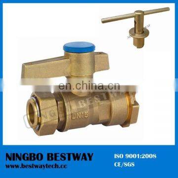 CW617N Forged Brass Water Meter Ball Valve photo-3