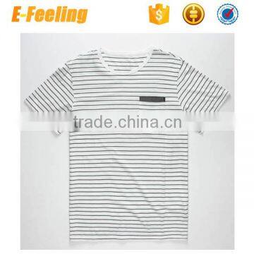 Wholesale Cotton Colorful Striped T-Shirt