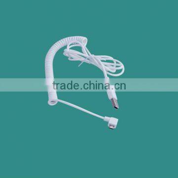 L shape micro usb cable and power for electronic product