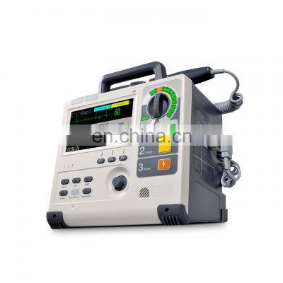 WGS8 Portable medical cardiac monitor defibrillator CE approved