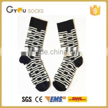 Black and White fashion children knitted cotton socks/Soft tube socks