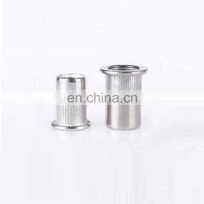 M3 M4 M5 M6 M8 M10 M12 M16 Stainless Steel Flat Head Riveting Nut Threaded Insert Blind End Rivet Nut photo-2