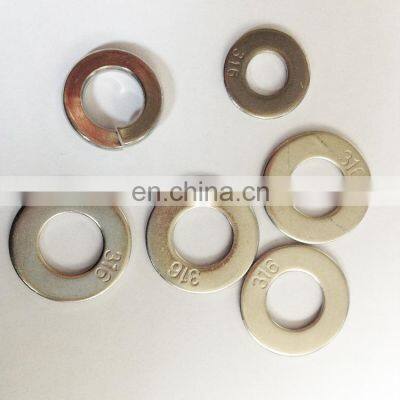 Stainless Steel 18-8 AISI 316 Asme b 18211 Flat Washer Gasket SAE USS TYPE photo-2