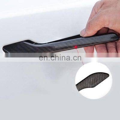 For Tesla Model 3 Door Handle Stickers 3D Luxury Door Handle Wrap Protectors Car Accessories photo-2