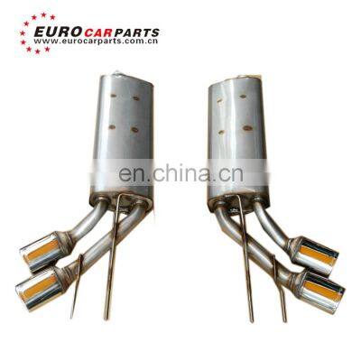 Pure 304 Steel stainless exhaust system for w463 g63/g65 4tips exhaust/muffler for MB G-CLASS W463