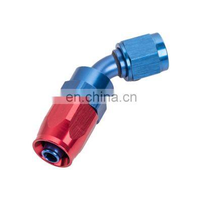 150 Degree Forged Swivel Seal One Piece Fittings AN Female to 6AN Hose Ends Tube Adapter Fitting Aluminum