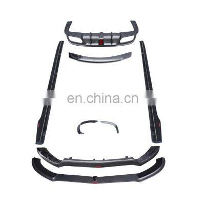 high quality carbon fiber front lip diffuser engine hood for Mercedes Benz W205