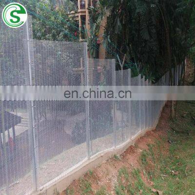 PVC coated 3D bending wire railway fence, 358 clearvu anti climb safety fence